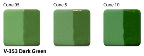 AMACO Velvet Underglaze V-353 - Dark Green - 1 pint